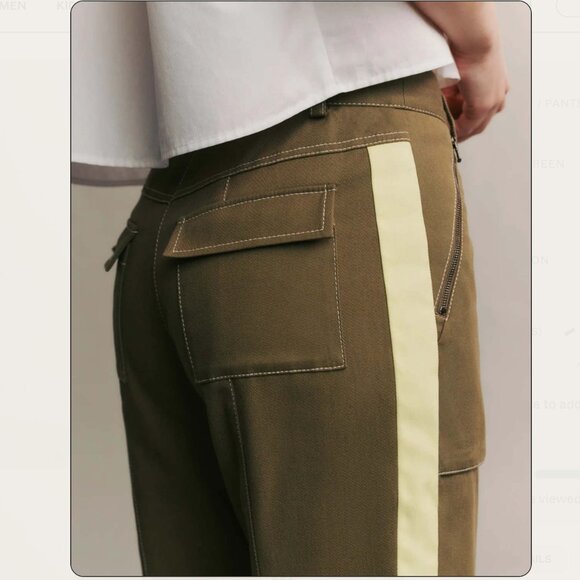 TWP ISA PANTS GREEN - SIZE 4 - Picture 12 of 12
